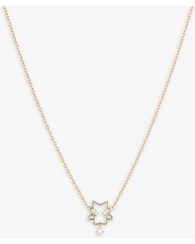 The Alkemistry Ruifier Year Of The Dragon 18ct Yellow-gold And 0.04ct Diamond Necklace - White