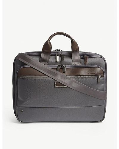 Briggs & Riley @work Expandable Medium Nylon Briefcase - Black