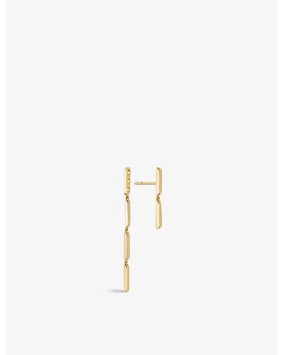 Astley Clarke Aubar 14ct Yellow-gold Drop Earrings - Metallic