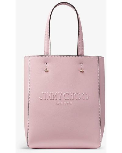Jimmy Choo Lenny Leather Tote Bag - Pink