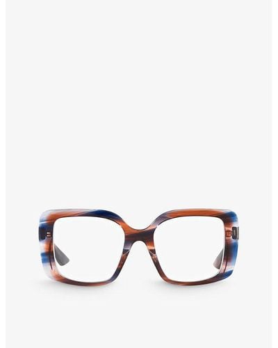 Dita Eyewear D4000426 Adabrah Square-frame Acetate Eye Glasses - Multicolor