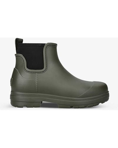 UGG Droplet Rubber Chelsea Boots - Green