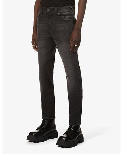 True Religion Rocco Mid-rise Relaxed-fit Jeans - Black