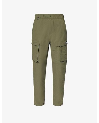 adidas Originals Rossendale Brand-patch Straight-leg Regular-fit Recycled Nylon-blend Trousers X - Green