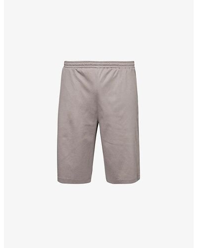 Zimmerli of Switzerland Relaxed-fit Cotton Shorts X - Gray