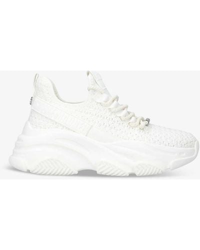 Steve Madden Project Chunky-sole Woven Low-top Trainers - Natural