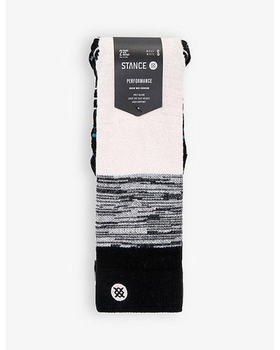 Stance Blocked Knitted Socks Pack Of Two - White