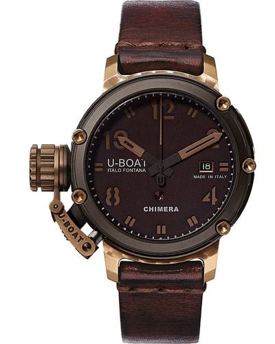 U-Boat 7237 Chimera Bronze And Black 46 Limited Edition Watch - Multicolor