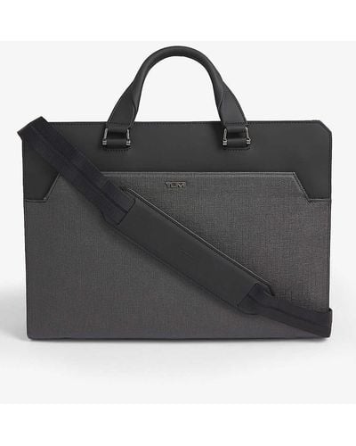 Tumi Ashton Barnet Double - Zip Briefcase - Gray