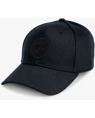 Canada Goose Brand-embroidered Woven Cap - Blue