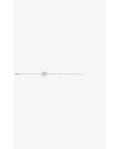 Chaumet Jeux De Liens Harmony 18ct Rose-gold, 0.06ct Diamond And Mother-of-pearl Bracelet - White