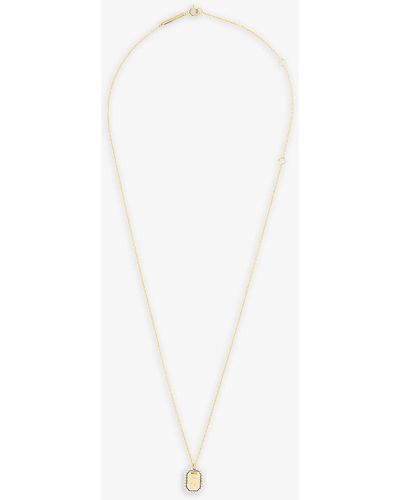 Pdpaola Zodiac Leo 18ct Yellow -plated 925 Sterling-silver Necklace - White