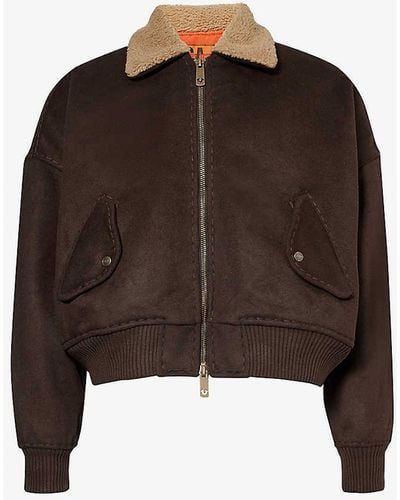 True Religion X Sebastien Ami Relaxed-fit Woven Jacket - Brown