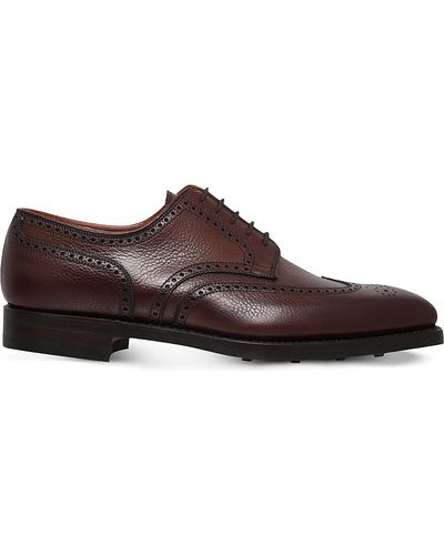 George Cleverley Henry Leather Derby Shoes - Brown
