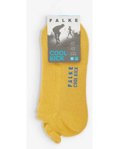 FALKE Cool Kick Low-cut Cushioned-sole Woven Socks - Multicolour