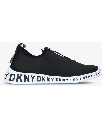 DKNY Melissa Zip-detail Low-top Sneakers - Multicolour