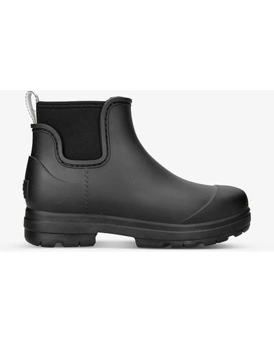 UGG Droplet Rubber Chelsea Boots - Black