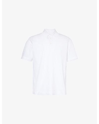 Givenchy 4g Logo-embroidered Cotton-piqué Polo Shirt X - White
