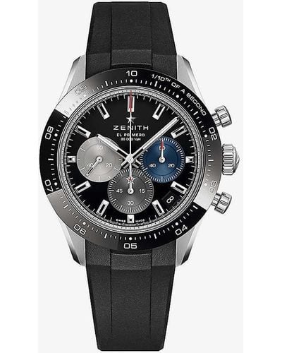Zenith 03.3100.3600/21.r951 Chronomaster Sport Stainless-steel Automatic Watch - Black
