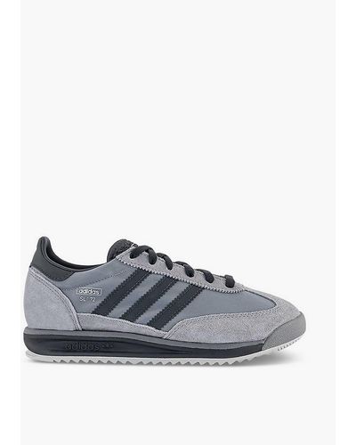 adidas Sl 72 Rs Suede And Mesh Low-top Trainers - Grey