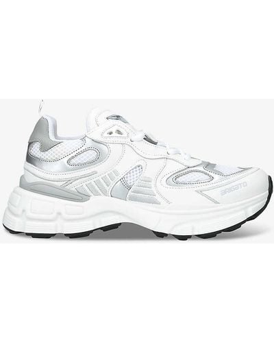 Axel Arigato Marathon Ghost Runner Leather And Mesh Trainers - White