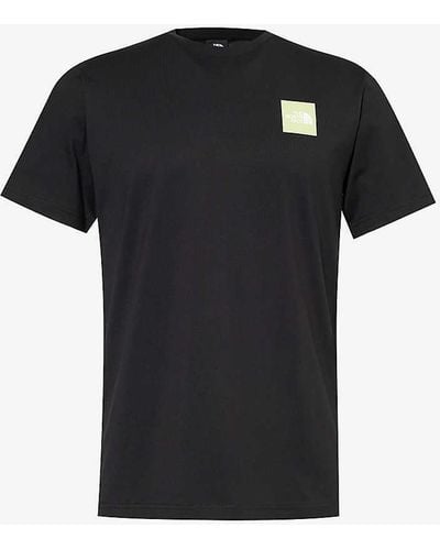 The North Face Branded-print Short-sleeved Cotton-jersey T-shirt X - Black