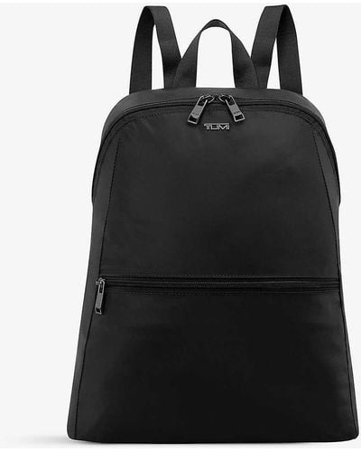 Tumi Just In Case Double-zip Branded Nylon Backpack - Black
