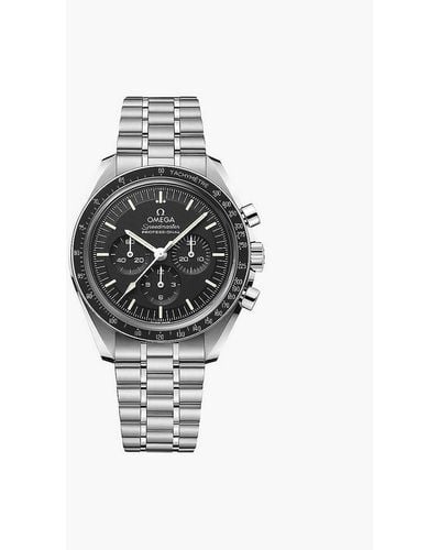 Omega 310.30.42.50.01.002 Speedmaster Moonwatch Professional Steel Manual Chronograph Watch - Grey