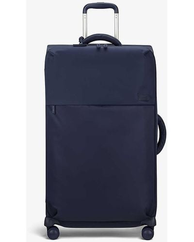 Lipault Vy Plume Very Long Nylon Suitcase - Blue
