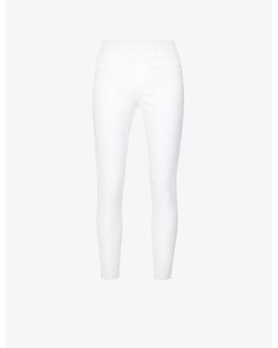 Spanx Jean-ish Mid-rise Stretch Cotton-blend leggings X - White