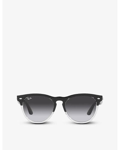 Ray-Ban Rb4471 Iris Phantos Nylon Sunglasses - White