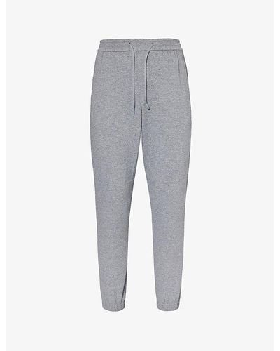 lululemon Tapered-leg Elasticated-waist Stretch Cotton-blend jogging Bottoms X - Gray