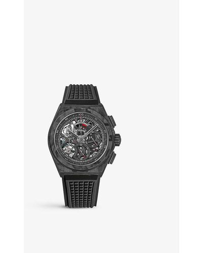 Zenith 10.9000.9004/96.r782 Defy El Primero 21 Automatic Watch - Black