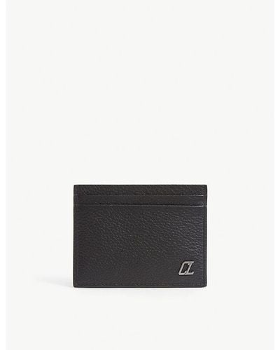 Christian Louboutin Kios Leather Card Holder - White