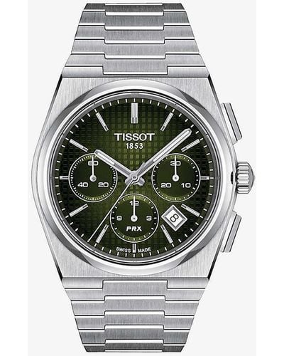 Tissot T137.427.11.091.00 Prx Chrono Stainless-steel Automatic Watch - Grey