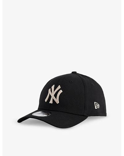 KTZ 39thirty New York Yankees Brand-embroidered Stretch-cotton Baseball Cap - Black