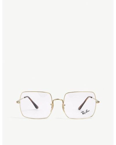 Ray-Ban Rx1971 Square-frame Glasses - White