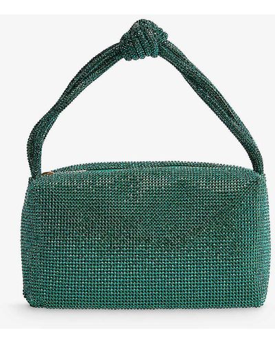 Cult Gaia Sienna Mesh Top-handle Bag - Green