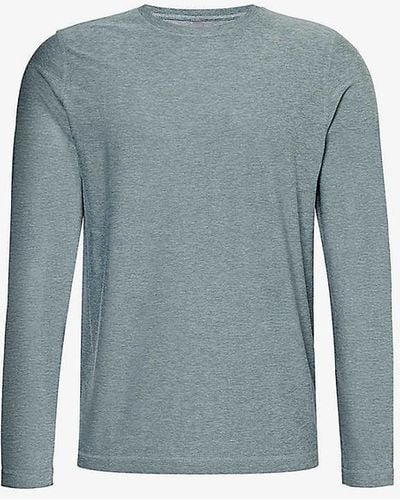 Vuori Strato Tech Brand-patch Regular-fit Stretch-woven T-shirt X - Blue