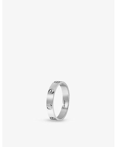 Cartier Love Mini 18ct White-gold Wedding Ring