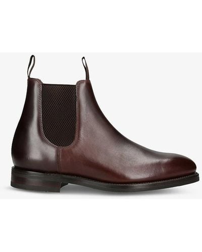 Loake Emsworth Leather Chelsea Boots - Brown