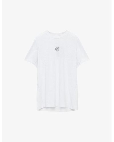 Loewe X On Active Stretch-jersey T-shirt - White