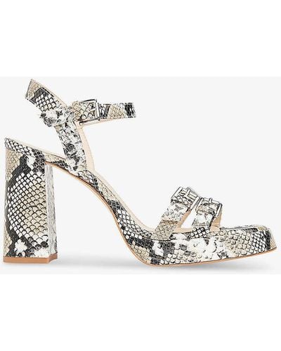Whistles Addie Limited-edition Heeled Leather Sandals - White