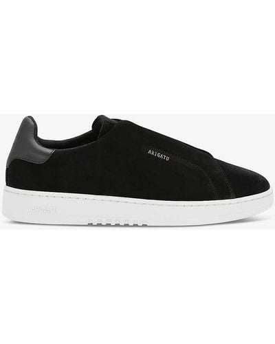 Axel Arigato Dice Laceless Suede Low-top Trainers - Black