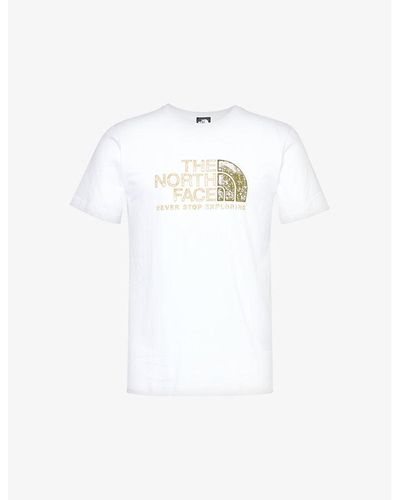 The North Face Rust Branded-print Cotton-jersey T-shirt X - White