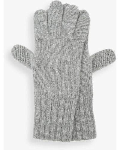 PANGAIA Recycled Cashmere And Wool Blend Gloves - Grey