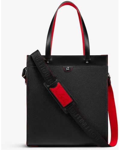 Christian Louboutin Ruistote Leather Tote Bag - Red