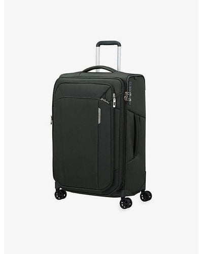 Samsonite Respark Spinner Soft Case 4 Wheel Recycled-plastic Suitcase - Black