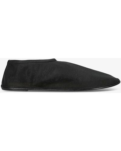 The Row Sock Slip-on Mesh Shoes - Black