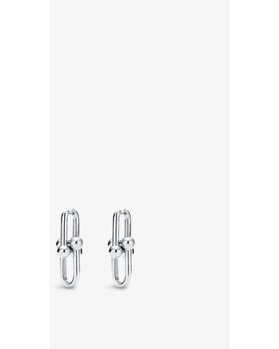 Tiffany & Co. Tiffany Hardwear Link Sterling Earrings - White
